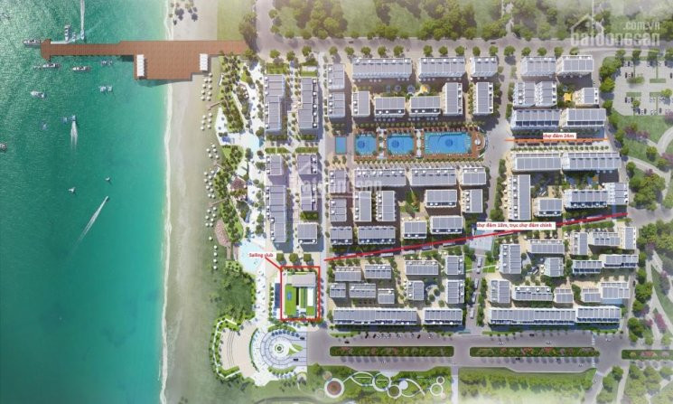 Chuyển Nhượng Căn Mặt Hồ Bơi B6 Shophouse Bim Phú Quốc, Waterfront Luxury 1