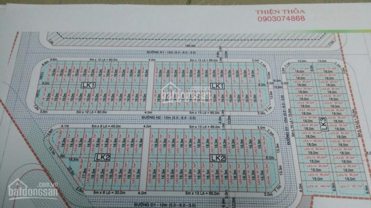 Còn 3 Suất Nội Bộ đường 12m Khu Dân Cư Khải Vy Diện Tích 90- 160m2 Giá đầu Tư Từ 55tr/m2 đủ Hướng 1