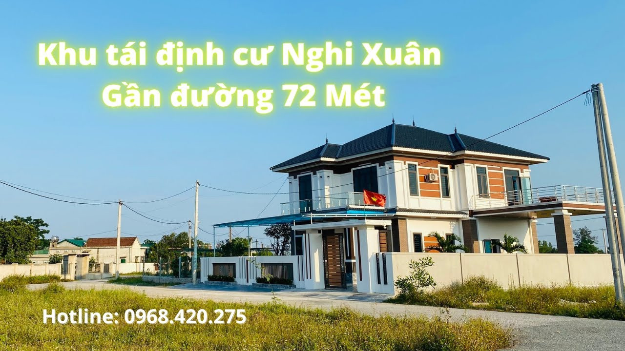 đất đẹp Tái định Cư Nghi Xuân, Gần đường 72 Mét - Lh: 0968420275 1