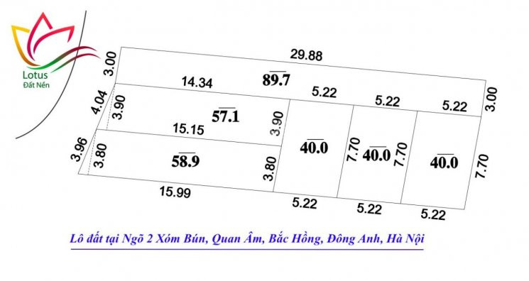 đất Nền Lotus Mở Bán 05 Lô đất Thôn Quan âm - Bắc Hồng - đông Anh 1