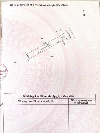 đất Tân định Kp1 Sau Chợ Hoàng Gia Dt 197m2 Thổ Cư 100 đường Nhựa 6m Thông Chỉ 187 Tỷ 7