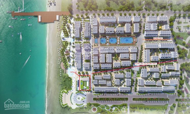 độc Quyền - Chuyển Nhượng Căn Góc Mặt đường Chợ đêm 18m Shophouse Bim Phú Quốc - Waterfront Luxury 6