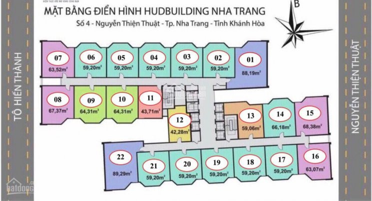 Giỏ Hàng Bán Căn Hộ Chung Cư Hud Building Nha Trang, Khoảng Từ 3 đến Tầng 6 2