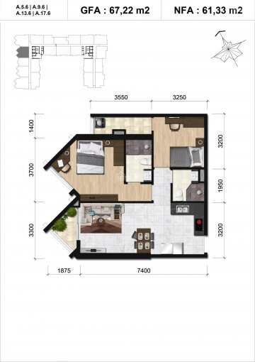 Hot! Bán Suất Nội Bộ Căn Hộ Asiana Capella 67m2, 2pn/2wc Giá Gốc Kí Hđ Trực Tiếp Cđt 2