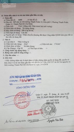 Kẹt Tiền Bán Gấp Nhà 1 Trệt 3 Lầu, Gần Chợ Minh Phát Thạnh Xuân 22, Q12 6