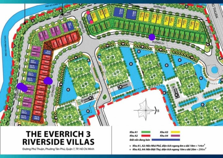 Lô đất Shophouse Everrich Iii Lk Pmh đường 20m, Dt 8x18m, 10x20m, View Cc Sunshine, 167 Tỷ/lô 5