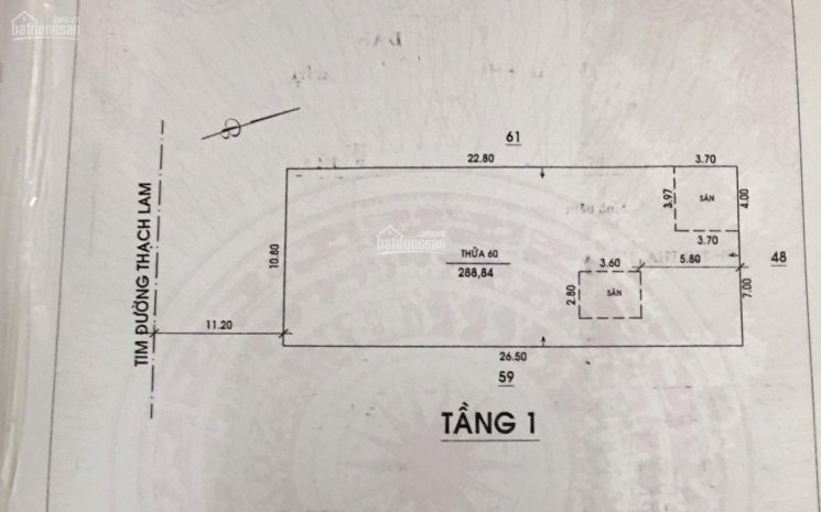 Mtkd Thạch Lam, Tân Phú 11x265m, Mặt Tiền Sáng, đoạn đẹp Nhất, đối Diện Trường Phù đổng Giá 42 Tỷ 2