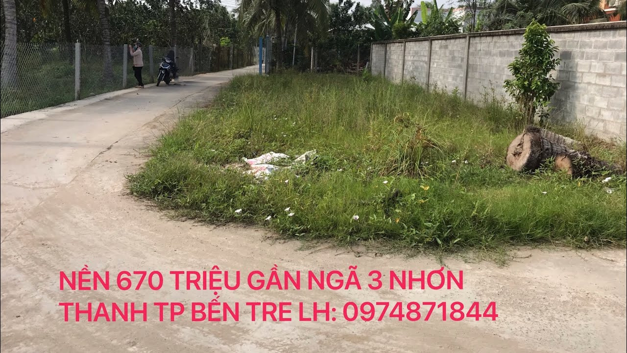 Nền Nhà Dt: 172 M2, Giá 670 Triệu Cách Tp Bến Tre 2 Km 1