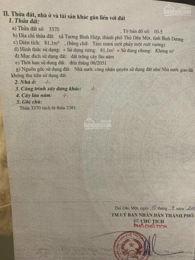 Nhà Thủ Dầu Một Phường Tương Bình Hiệp đường 6m 81m2 Gần Trạm Thu Phí Suối Giữa 500m Bán Kính Tiện í 8