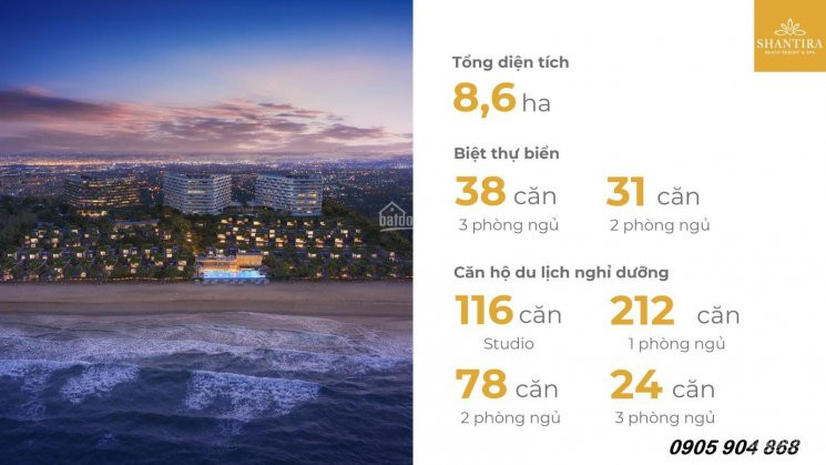 Siêu ưu đãi Mở Bán Căn Hộ Resort Biển Giá 1,2t - 3,9t 2