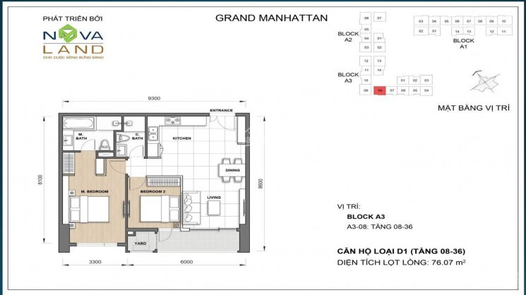 The Grand Manhattan, Mở Bán 72 Căn Trực Tiếp Chủ đầu Tư View Quận 1, Thủ Thiêm - Lh: 0911204455 4