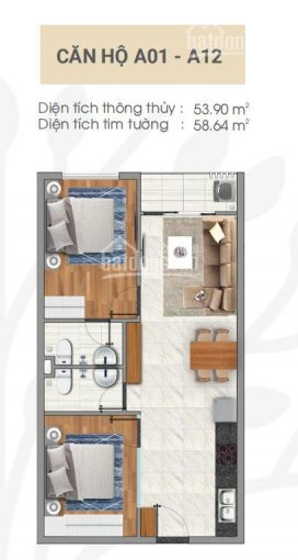 Bán Căn 59m2 ( 2pn/2wc ) View Sông Sài Gòn, Sắp Cất Nóc Tháng 9 Bàn Giao Chỉ 1ty380, Hỗ Trợ Vay 70% 1