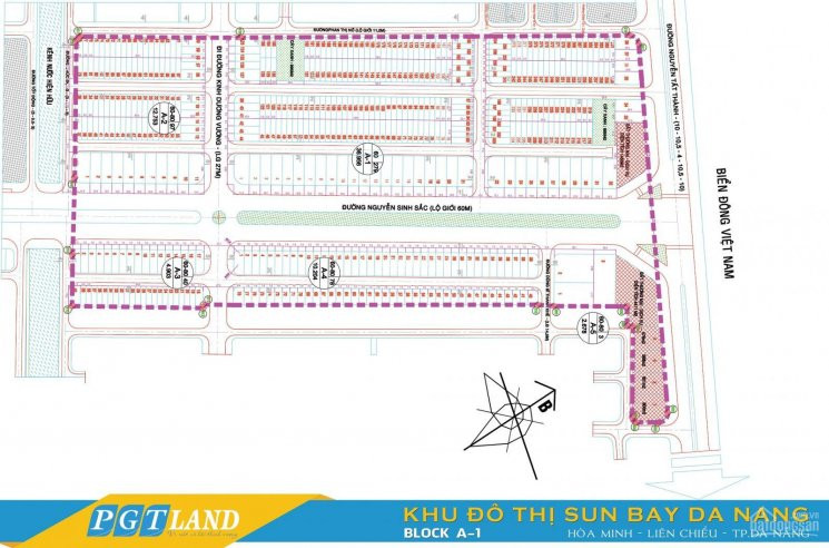 Bán đất đường 7,5m Trần đăng, Sau Lưng Shophouse Nguyễn Sinh Sắc 1