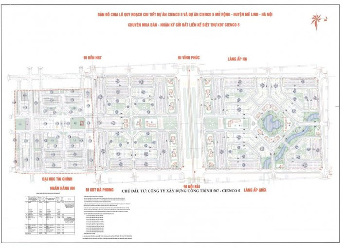 Bán Lk Bt Dự án Cienco 5 Mê Linh Giá đầu Tư Suất Ngoại Giao, đường Rộng 15m 24m đã Có Sổ 4