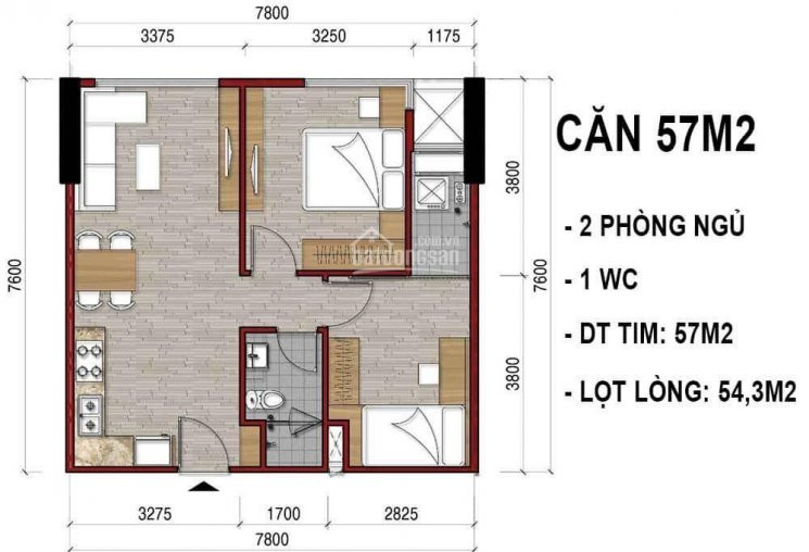 Chính Chủ Bán Nhanh Căn Hộ Akari City 56m2 Hướng Nam Tầng 6 Giá 2,098 Tỷ Full Tất Cả ( Giá Thật) 2pn 1