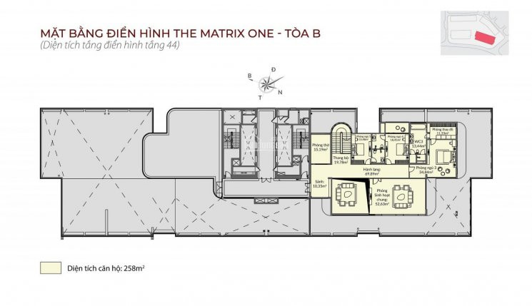 Chính Chủ Bán Nhanh Căn Penhouse Duplex đẹp Nhất Mỹ đình, Tòa Nhà The Matrix One, Diện Tích 531m2, Giá 36,3 Tỷ 2