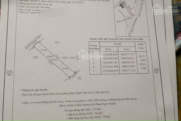 Chính Chủ Bán Nhanh đất Hiệp Thành 1, đối Diện Nhà Thờ Chánh Thiện Giá 1750 Triệu 1