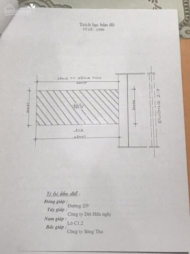 Chính Chủ Bán Nhanh đất Mt đường 2/9 Gần Cầu Rồng, Dt: 952m2, Giá 165 Tỷ 5