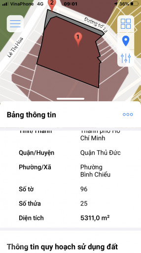 Chính Chủ Bán Nhanh đất Mt đường Lê Thị Hoa, Thủ đức 5000m2 70x70 2