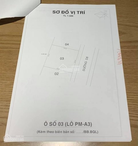 Chính Chủ Bán Nhanh Lô đất Lớn 765m2 Tại Khu Tái định Cư Phú Mỹ, Thủ Dầu Một, Bình Dương 2