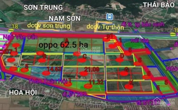 Chính Chủ Bán Nhanh Lô Trục Chính Tự Thôn, Chạy Thẳng Xuống Kcn Nam Sơn, đường 4 Làn Xe 2