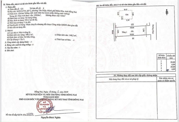 Chính Chủ Bán Nhanh Nhà Hẻm Xe Hơi Phường Tân Hiệp, Thành Phố Biên Hòa 6