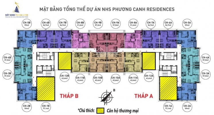 Chính Chủ Bán Nhanh Rẻ Cc Nhs Phương Canh, 16 - 10b: 65,4m2 & 1505a: 59m2 - 19 Tỷ - 097l085383 1