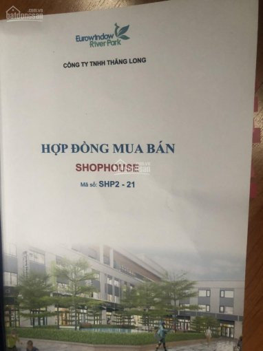 Chính Chủ Bán Shophouse Eurowindow River Park, Dt 176 M2 4