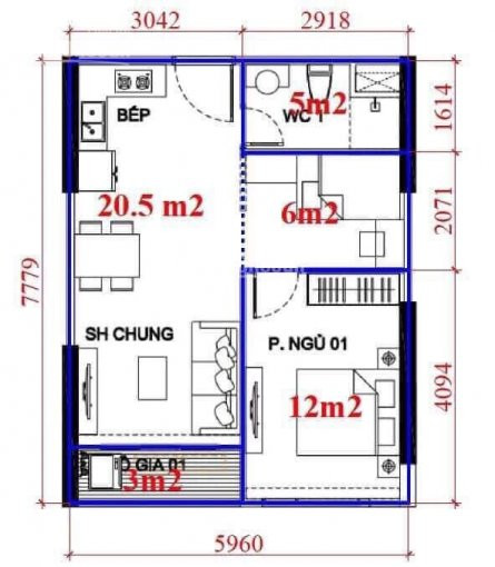 Chính Chủ Cần Bán Căn Hộ 1pn + 1 Tại Vinhomes Smartcity 1