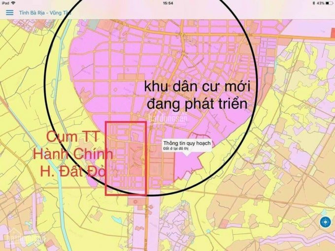 Chính Chủ Cần Bán đất Thổ Cư Ngay Mặt Tiền đường Trần Huy Liệu Tthc đất đỏ, 5tr/m2, đất ở đô Thị Sổ Sẵn 3