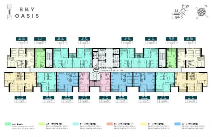 Chính Chủ Cần Bán Gấp Căn Hộ Chung Cư S3 34m2 Ecopark Sky Oasis đã đóng 30% Giá Trị Hđ! 3