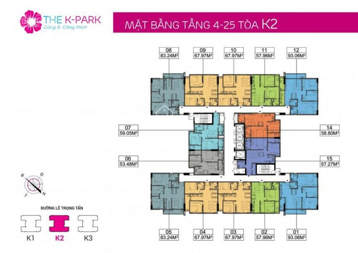 Chính Chủ Cần Bán K2 - 2002 Dự án The K Park, Lh: 0904588816 1