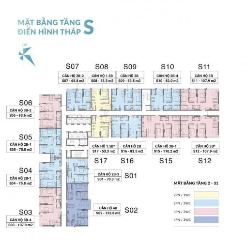 Chuyển Nhượng Quỹ Căn 2 - 3pn Tầng Trung Siêu đẹp Dự án Mipec Rubik 360 Liên Hệ: 0917349123 3