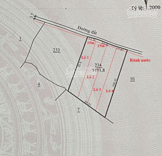 đất Thị Trấn Nam Ban, 5200m2, Qh Full Thổ Cư, Giá 670 Tr/1000m2 2