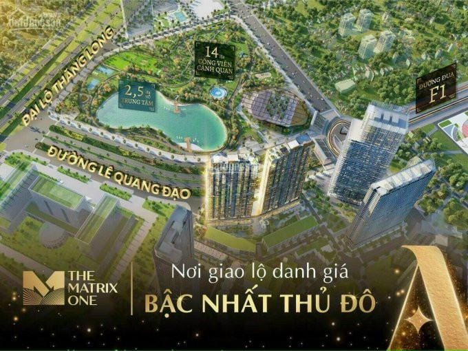 Duy Nhất 2 Căn Penhouse 197m2 Dự án The Matrix One Giá 8,371 Tỷ Chiết Khấu 13,5% 10% Ký Hđmb 2