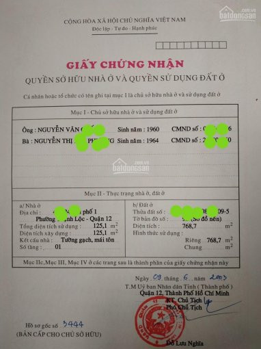 Giảm Ngay 200tr Trước Tết (giá Cũ 23 Tỷ) Cho Lô Thổ Cư 769m2, Ngay Tthc P Thạnh Lộc, Hhg 3