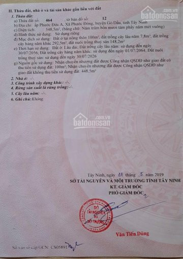 Kẹt Tiền Bán đất Kcn Phước đông - Gò Dầu - Tây Ninh, 550m2, Thổ Cư 100m2 3