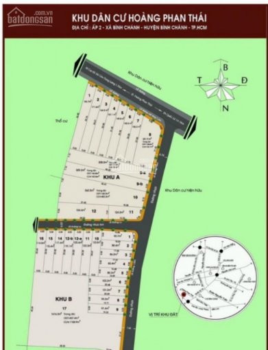 Khu Dân Cư Hoàng Phan Thái - Bình Chánh 1,8 Tỷ/nền Sổ Hồng Riêng, Thổ Cư 100% 1