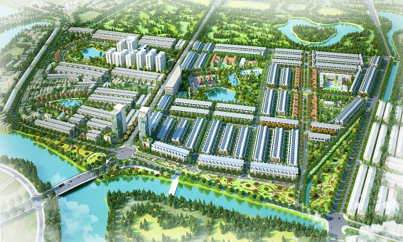 Phối cảnh tổng thể dự án Khu dân cư Tân Phú Hưng