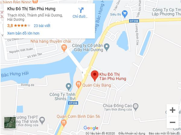 Vị trí dự án Khu dân cư Tân Phú Hưng