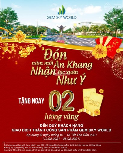 Mừng Xuân Tân Sửu, Tặng Ngay 2 Lượng Vàng Cho Khách Hàng Giao Dịch Thành Công Gem Sky World 1