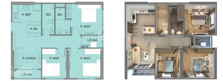 Sapphire 2, Căn 75m2, 3pn, 2wc đóng 550tr Triệu Nhận Nhà Ngay Miễn Gốc Lãi đến 30/6/2022 2