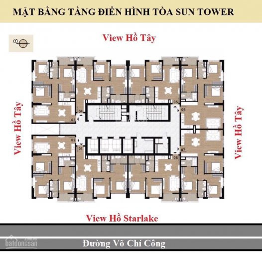 View Hồ Tây, Hướng đông, Tây Hồ Residence, Căn Góc 86m2, Giá 4 Tỷ, Full đồ, Ck 8%, Vay 0% 4