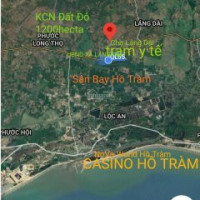 Bán đất Mặt Tiền đường Nhựa 8m ở Sân Bay Hồ Tràm Và Kcn đất đỏ Xã Láng Dài 5km đã Có Shr Tc