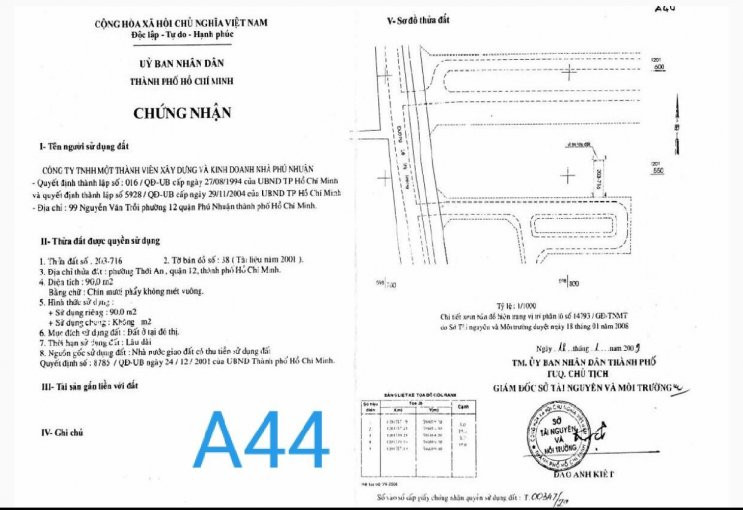 5 X 18 Khu Biệt Thự Phú Nhuận đường 8m Thông 3