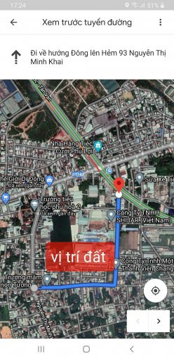 Bán đất Mặt Tiền đường 93 Nguyễn Thị Minh Khai Phường Phú Hòa Tp Tdm Bd 0937124382 2