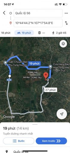 Chính Chủ Bán Lô đất ấp Tân Bang Quảng Thành Huyện Châu đức Giá 980 Triệu-2,100m2- Sổ Hồng Riêng 5