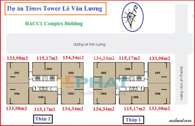 Chính Chủ Bán Nhanh 2 Suất  Ngoại Giao Duy Nhất Cc Time Tower Dt 127,8m2 Tầng Trung đẹp, Gía Siêu Cắt Lỗ 31 Tr/m2 2