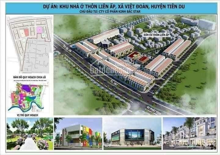 Chính Chủ Bán Nhanh 20 Lô Dự án Liên ấp  Việt đoàn Dự án đang được Quan Tâm Nhất Huyện Tiên Du 1