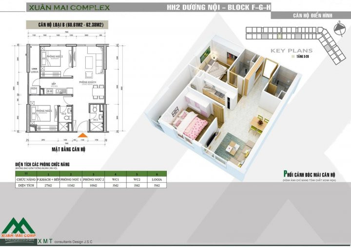 Chính Chủ Bán Nhanh Căn 2pn 62m2 Full Nội Thất Tòa Xuân Mai Complex Giá 123 Tỷ Bao Tên Lh 0982 511 503 3